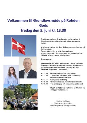 Grundlovsmøde Rohden gods